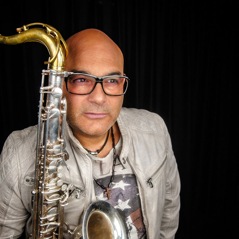 Saxophonist Gianni Bello